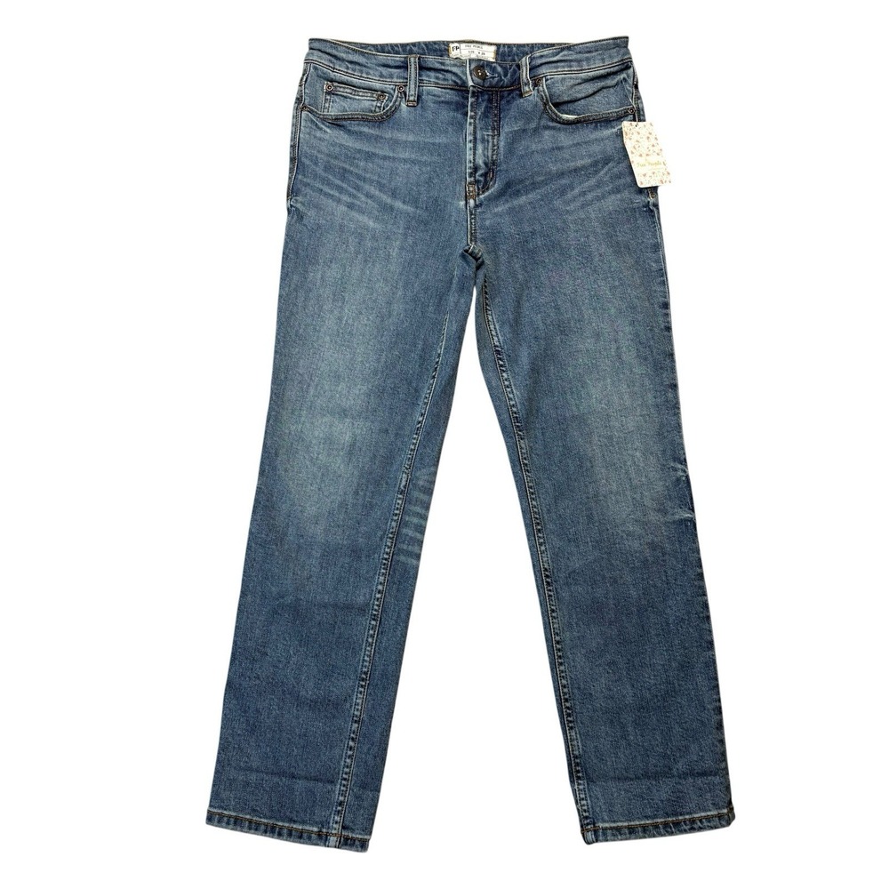 Free People Womens Jeans 28 Skinny Medium Wash Mid Rise Stretch Harbor
